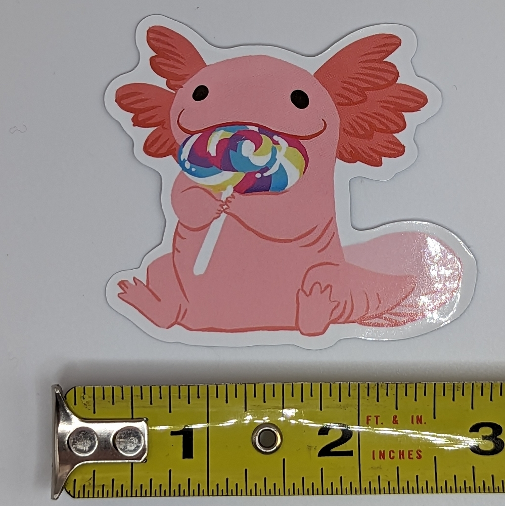 Axolotl Sticker - Picture 2 of 2